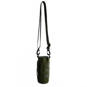 NEW SELINI NEW YORK women's tactical water bottle crossbody carrier in green